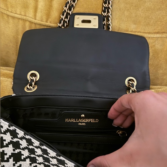 Karl Lagerfeld - Agnes Bag ( black & white ) - Picture 3 of 7